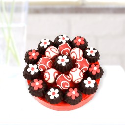 Çiçekli Kurabiye Pastası